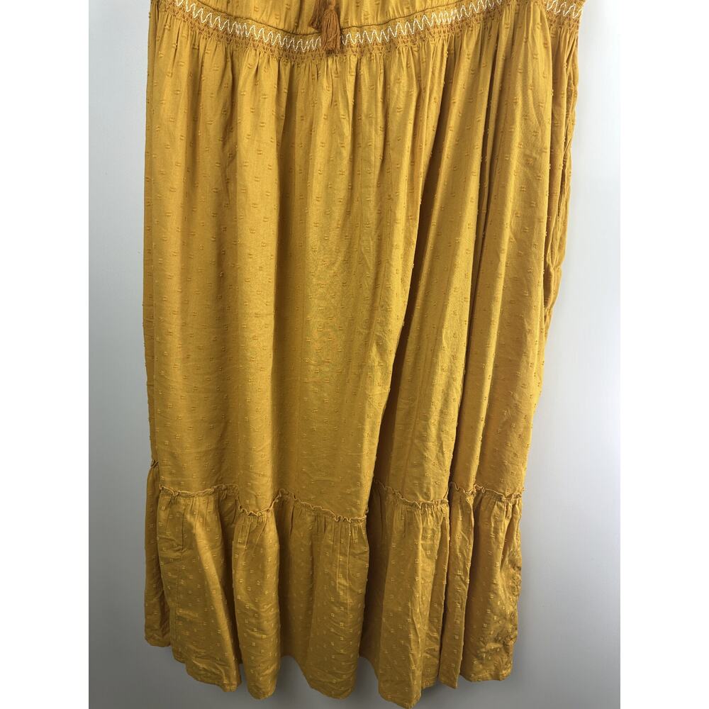 Old Navy Sleeveless Waist Defined Embroidered Clip Dot Maxi Dress Plus Size 3X - Picture 8 of 15